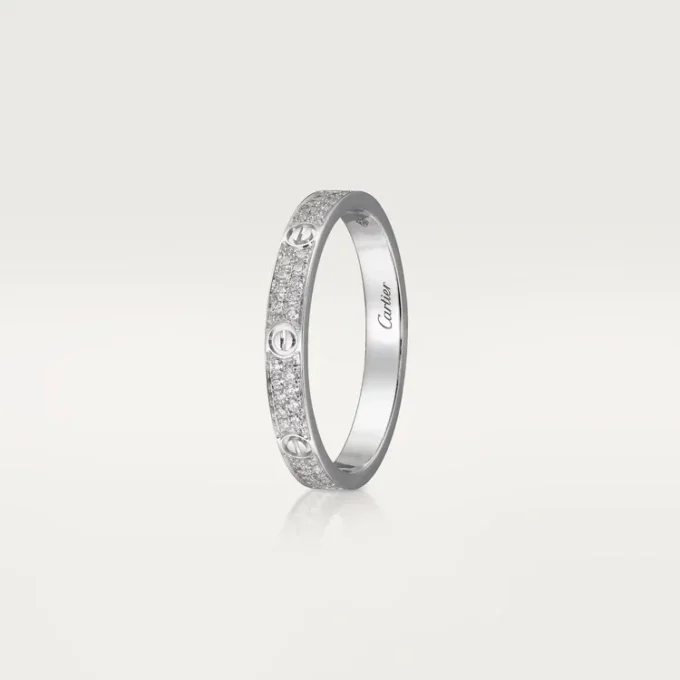 Love Ring, Sm – White Gold, Diamonds – Cartier