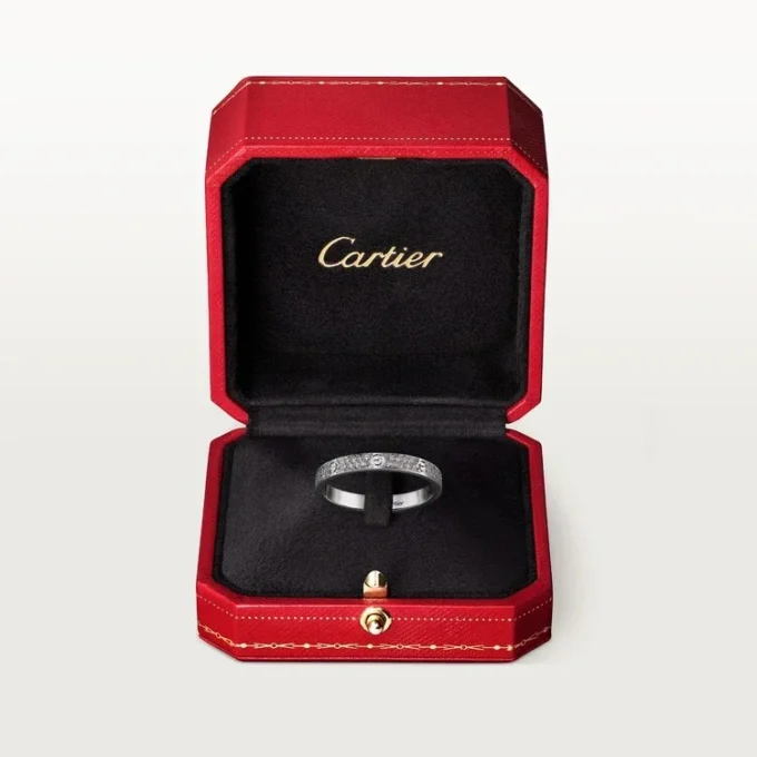 Love Ring, Sm – White Gold, Diamonds – Cartier
