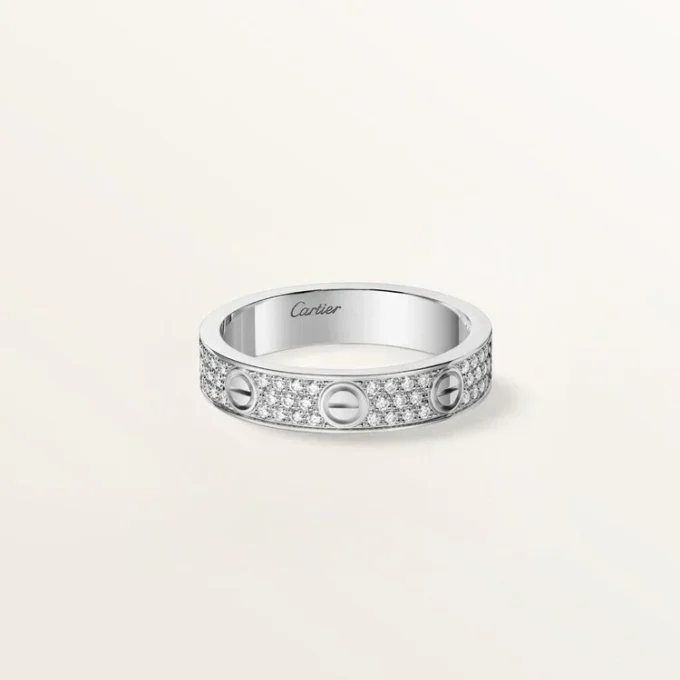 Love Ring, Small Model, Paved
