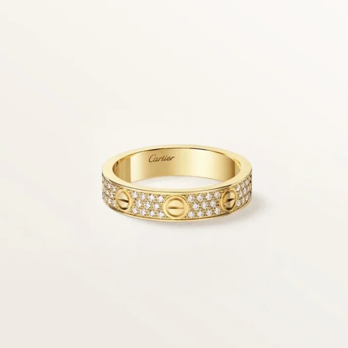 Love Ring, Small Model, Paved