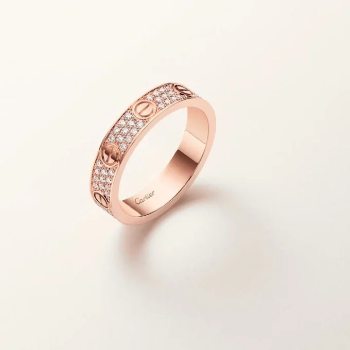 Love Ring, Small Model, Paved