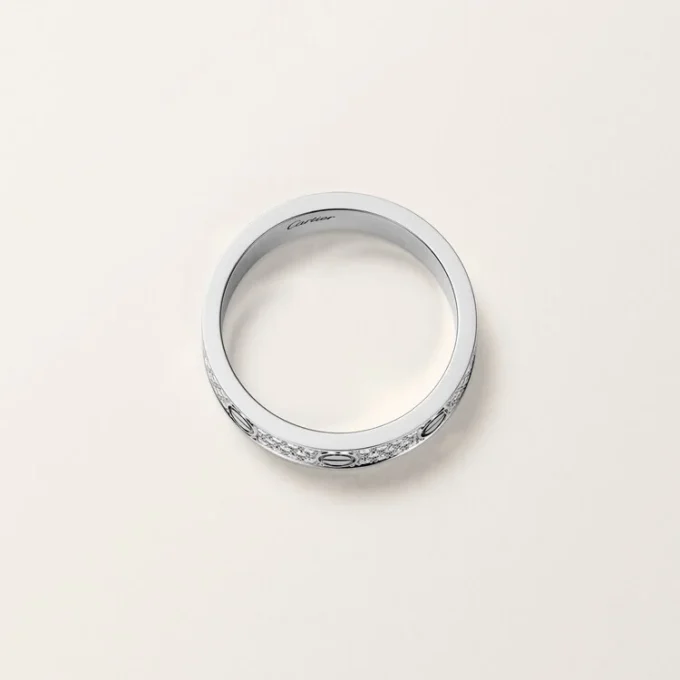 Love Ring, Small Model, Paved