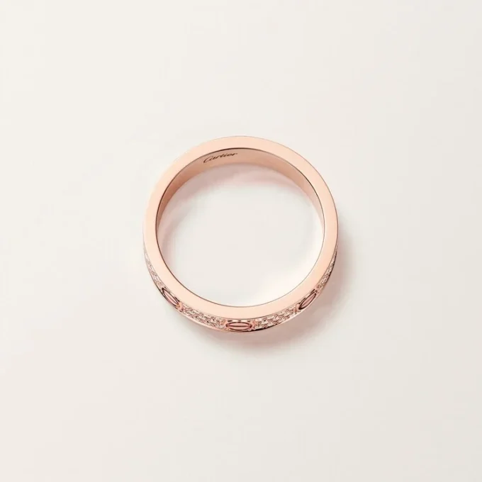 Love Ring, Small Model, Paved