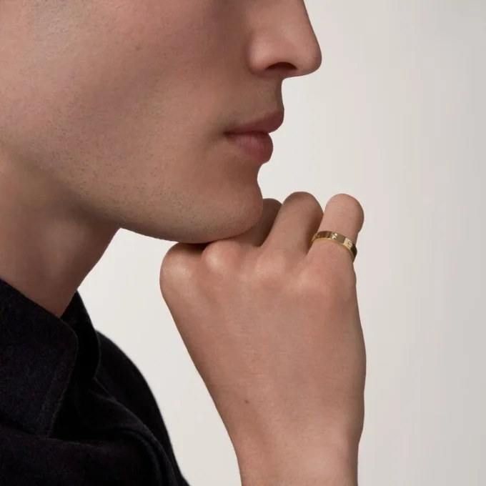 Love Wedding Band, 1 Diamond – Yellow Gold, Diamond – Cartier