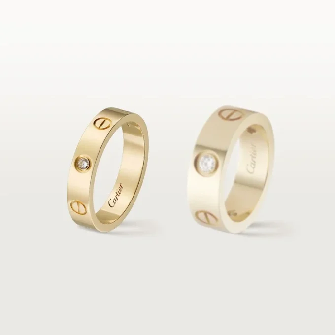 Love Wedding Band, 1 Diamond – Yellow Gold, Diamond – Cartier