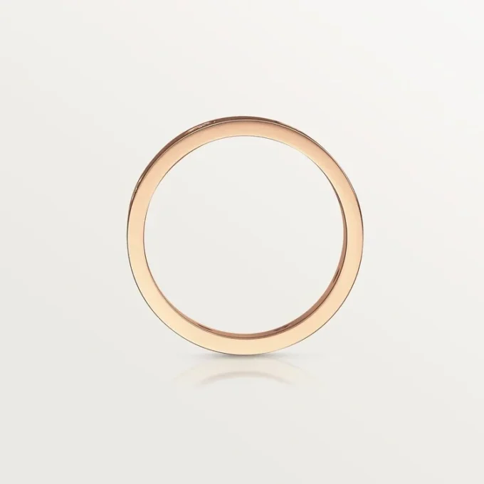 Love Wedding Band, 8 Diamonds – Rose Gold, Diamonds – Cartier