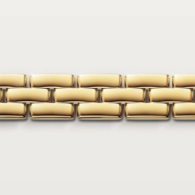 Maillon Panthere Bracelet, Three Rows