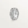 Maillon Panthere Ring, 3 Half Diamond-Paved Rows – White Gold, Diamonds – Cartier Maillon Panthere Ring, 3 Half Diamond-Paved Rows – White Gold, Diamonds – Cartier