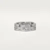 Maillon Panthere Ring, Triple Row, Paved