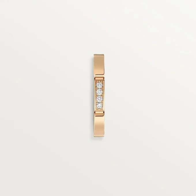 Maillon Panthere Wedding Band – Pink Gold, Diamonds – Cartier