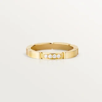 Maillon Panthere Wedding Band – Yellow Gold, Diamonds – Cartier