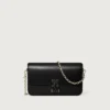 Mini Chain Bag, Double C De Cartier – Black Calfskin, Gold and Black Enamel Finish – Cartier