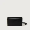 Mini Chain Bag, Double C De Cartier – Black Calfskin, Gold and Black Enamel Finish – Cartier