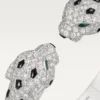 Panthere De Cartier Bracelet, Articulated, Paved
