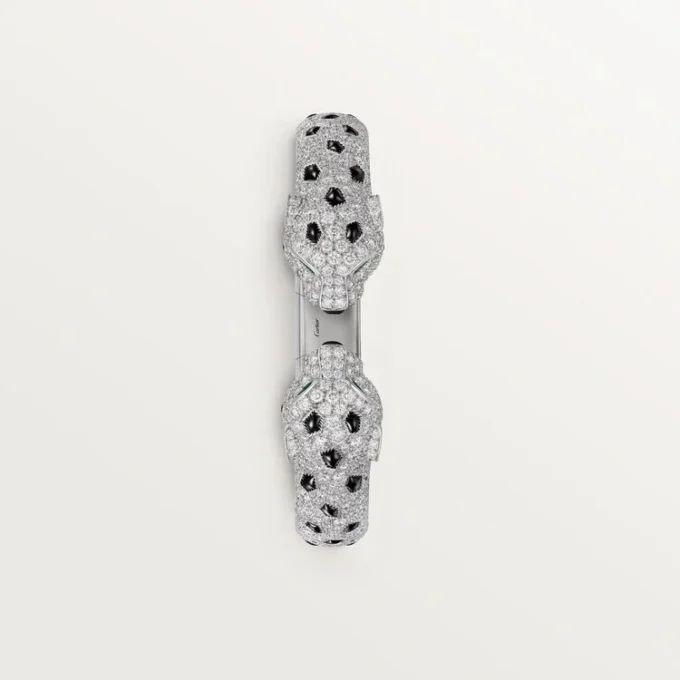 Panthere De Cartier Bracelet, Articulated, Paved