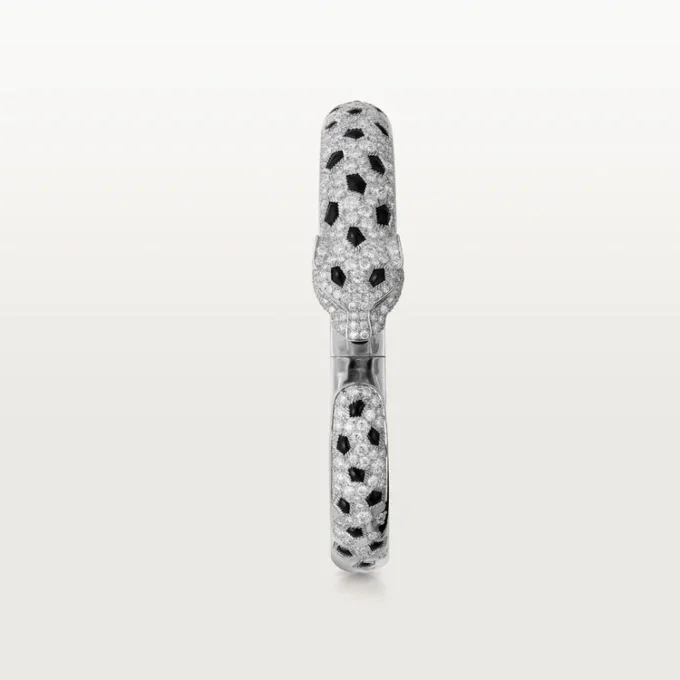 Panthere De Cartier Bracelet, Medium Model, Half-Paved Panthere De Cartier Bracelet, Medium Model, Half-Paved