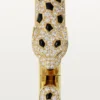 Panthere De Cartier Bracelet, Medium Model, Half-Paved Panthere De Cartier Bracelet, Medium Model, Half-Paved
