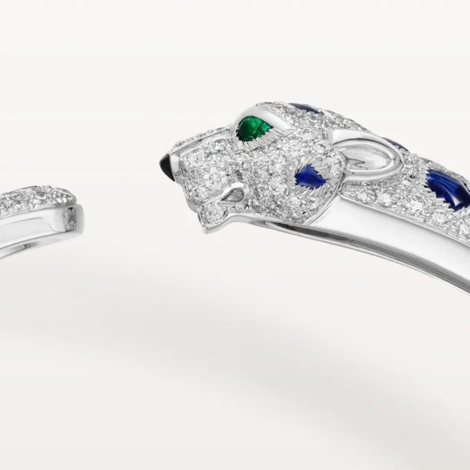 Panthere De Cartier Bracelet, Medium Model, Paved Panthere De Cartier Bracelet, Medium Model, Paved
