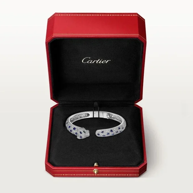 Panthere De Cartier Bracelet, Medium Model, Paved Panthere De Cartier Bracelet, Medium Model, Paved