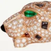 Panthere De Cartier Bracelet, Obsidian, Paved Panthere De Cartier Bracelet, Obsidian, Paved