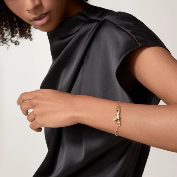Panthere De Cartier Bracelet, on Chain, Diamonds Panthere De Cartier Bracelet, on Chain, Diamonds