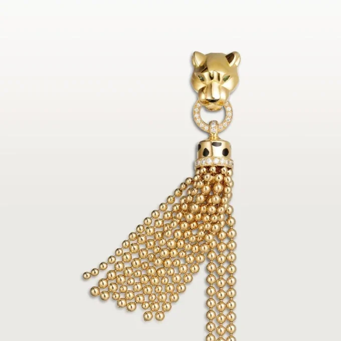 Panthere De Cartier Bracelet, on Chain, Diamonds