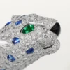 Panthere De Cartier Bracelet, Sapphire, Paved