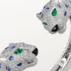 Panthere De Cartier Bracelet, Sapphire, Paved