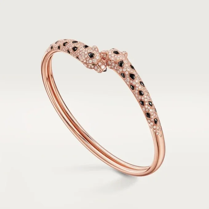 Panthere De Cartier Bracelet, Small Model, Half-Paved Panthere De Cartier Bracelet, Small Model, Half-Paved