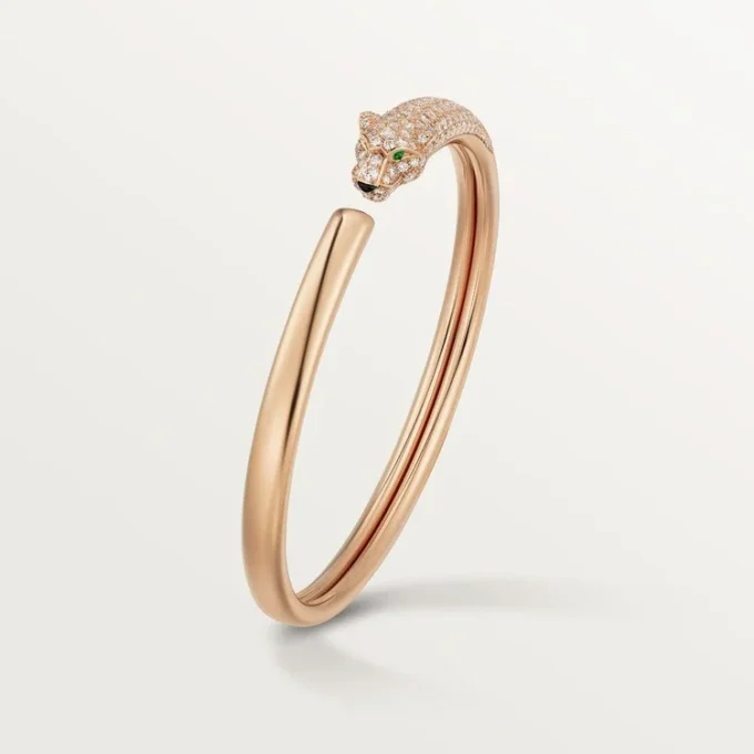 Panthere De Cartier Bracelet, Small Model, Half-Paved Panthere De Cartier Bracelet, Small Model, Half-Paved