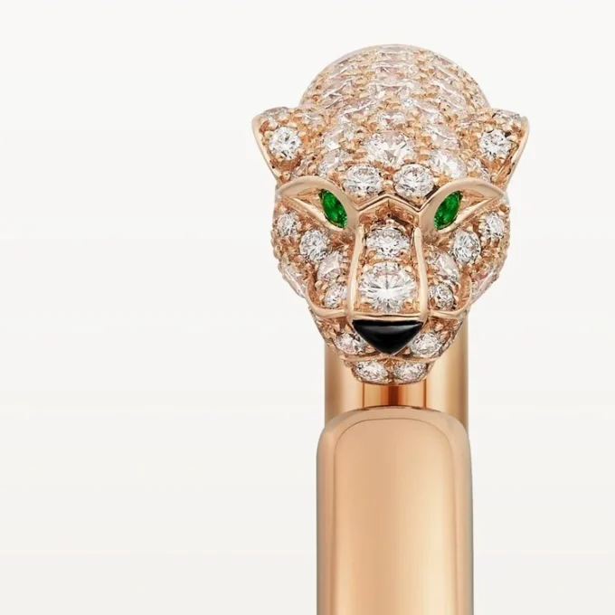Panthere De Cartier Bracelet, Small Model, Half-Paved Panthere De Cartier Bracelet, Small Model, Half-Paved