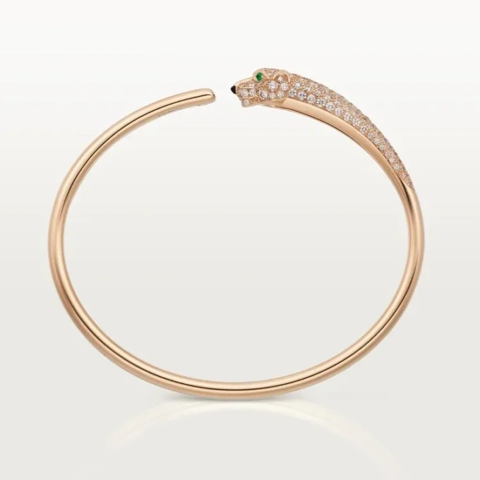 Panthere De Cartier Bracelet, Small Model, Half-Paved Panthere De Cartier Bracelet, Small Model, Half-Paved