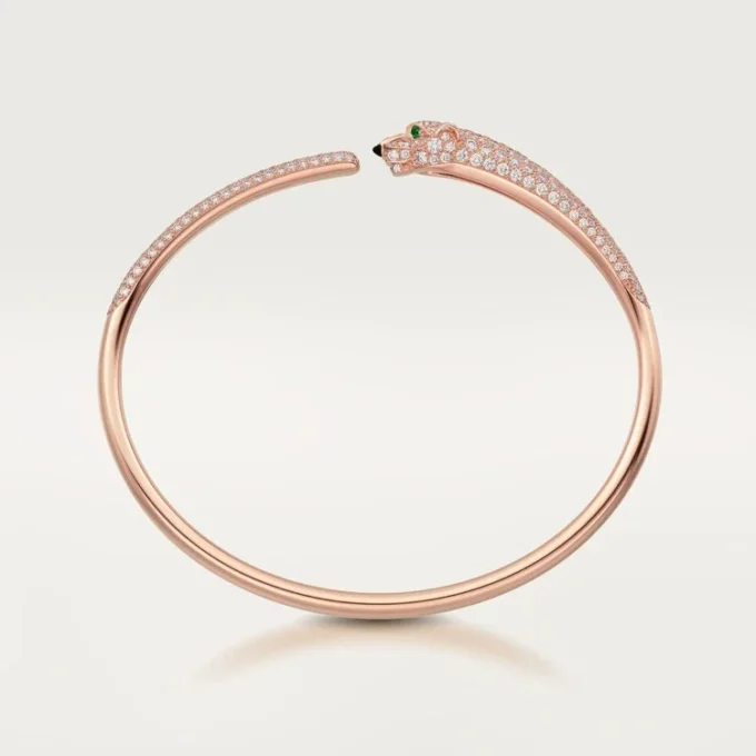 Panthere De Cartier Bracelet, Small Model, Paved Panthere De Cartier Bracelet, Small Model, Paved