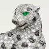 Panthere De Cartier Brooch – White Gold, Emeralds, Onyx, Diamonds – Cartier