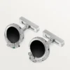 Panthere De Cartier Cufflinks – Rhodiumized White Gold, Diamonds, Emeralds, Onyx – Cartier