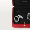 Panthere De Cartier Cufflinks – Rhodiumized White Gold, Diamonds, Emeralds, Onyx – Cartier