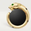Panthere De Cartier Cufflinks – Yellow Gold, Onyx, Tsavorites and Black Lacquer – Cartier