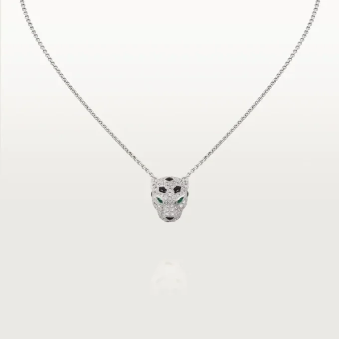 Panthere De Cartier Pendant, Paved Panthere De Cartier Pendant, Paved