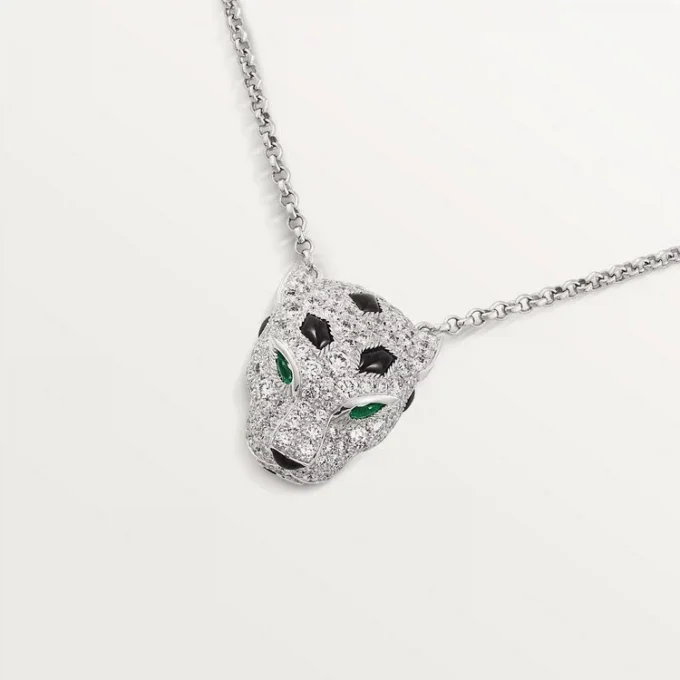 Panthere De Cartier Pendant, Paved Panthere De Cartier Pendant, Paved