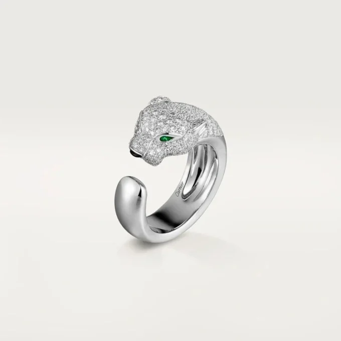 Panthere De Cartier Diamond Ring, White Gold | Cartier Us