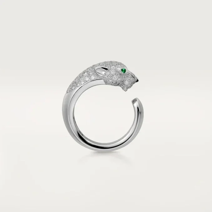 Panthere De Cartier Diamond Ring, White Gold | Cartier Us