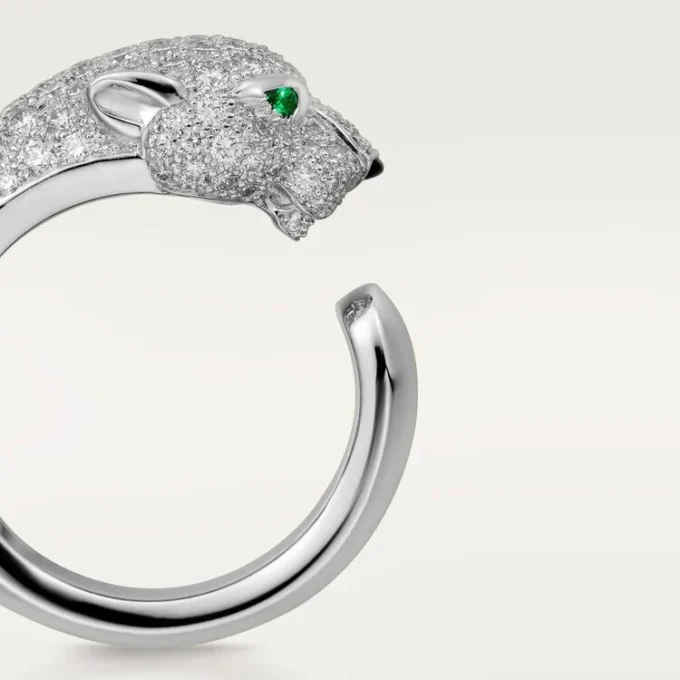 Panthere De Cartier Diamond Ring, White Gold | Cartier Us