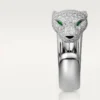 Panthere De Cartier Diamond Ring, White Gold | Cartier Us