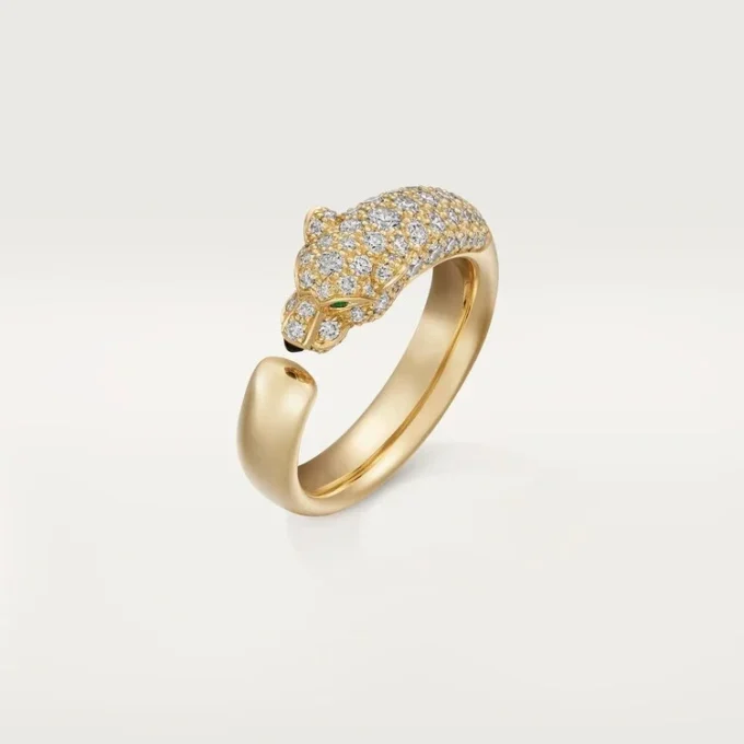 Panthere De Cartier Diamond Ring, Yellow Gold | Cartier Us