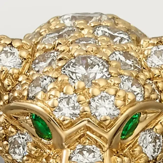 Panthere De Cartier Diamond Ring, Yellow Gold | Cartier Us