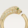 Panthere De Cartier Diamond Ring, Yellow Gold | Cartier Us