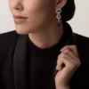 Panthere De Cartier Earrings, Paved Panthere De Cartier Earrings, Paved