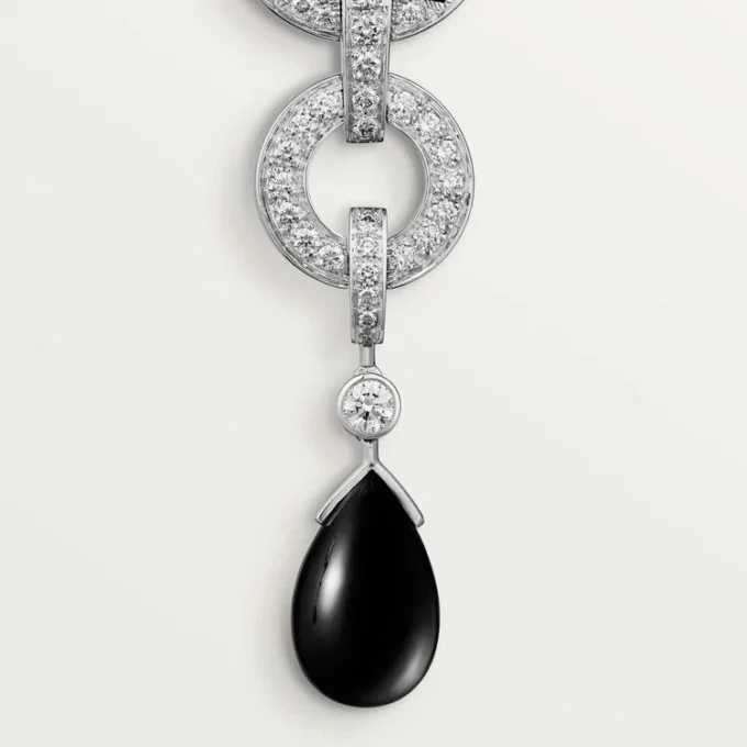 Panthere De Cartier Earrings, Paved Panthere De Cartier Earrings, Paved