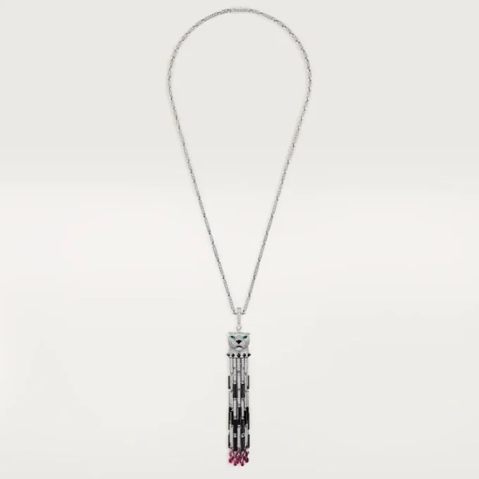 Panthere De Cartier Long Necklace, Ruby, Multi-Wear, Large Model, Paved Panthere De Cartier Long Necklace, Ruby, Multi-Wear, Large Model, Paved