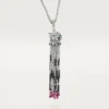 Panthere De Cartier Long Necklace, Ruby, Multi-Wear, Large Model, Paved Panthere De Cartier Long Necklace, Ruby, Multi-Wear, Large Model, Paved